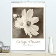 Vintage-Flowers (Premium, hochwertiger DIN A2 Wandkalender 2023, Kunstdruck in Hochglanz)