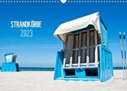Strandkörbe 2023 (Wandkalender 2023 DIN A3 quer)