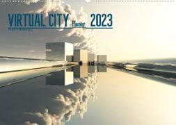 VIRTUAL CITY PLANER 2023 (Wandkalender 2023 DIN A2 quer)