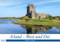 Irland - West und Ost (Tischkalender 2023 DIN A5 quer)