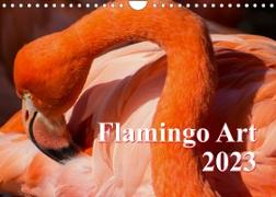 Flamingo Art 2023 (Wandkalender 2023 DIN A4 quer)