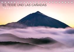 EL TEIDE UND LAS CAÑADAS - Teneriffa (Tischkalender 2023 DIN A5 quer)