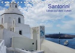 Santorini ¿ Leben auf dem Vulkan (Tischkalender 2023 DIN A5 quer)