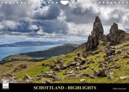 SCHOTTLAND - HIGHLIGHTS (Wandkalender 2023 DIN A4 quer)