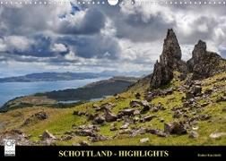 SCHOTTLAND - HIGHLIGHTS (Wandkalender 2023 DIN A3 quer)