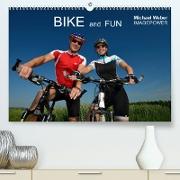 BIKE and FUN (Premium, hochwertiger DIN A2 Wandkalender 2023, Kunstdruck in Hochglanz)