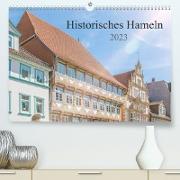 Historisches Hameln (Premium, hochwertiger DIN A2 Wandkalender 2023, Kunstdruck in Hochglanz)