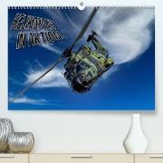 Helikopter in Aktion (Premium, hochwertiger DIN A2 Wandkalender 2023, Kunstdruck in Hochglanz)