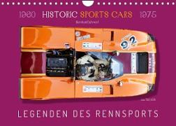 Legenden des Rennsports Historic Sports Cars 1960-1975 (Wandkalender 2023 DIN A4 quer)