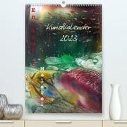 Encaustic-Malerei Kunstkalender 2023 (Premium, hochwertiger DIN A2 Wandkalender 2023, Kunstdruck in Hochglanz)