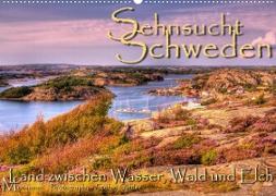 Sehnsucht Schweden - Sverige (Wandkalender 2023 DIN A2 quer)