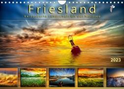 Friesland, verzauberte Landschaft an der Nordsee (Wandkalender 2023 DIN A4 quer)