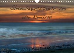 Strandimpressionen von der Nordsee (Wandkalender 2023 DIN A4 quer)