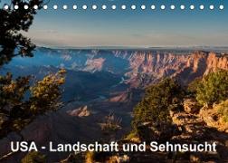 USA ¿ Landschaft und Sehnsucht (Tischkalender 2023 DIN A5 quer)