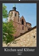 Kirchen und Klöster in Deutschland (Wandkalender 2023 DIN A2 hoch)