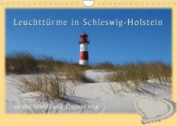 Leuchttürme Schleswig-Holsteins (Wandkalender 2023 DIN A4 quer)
