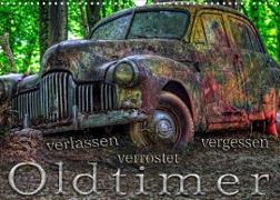 Oldtimer - verlassen verrostet vergessen (Wandkalender 2023 DIN A3 quer)