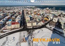 Reykjavìk 64° 08' N (Wandkalender 2023 DIN A4 quer)