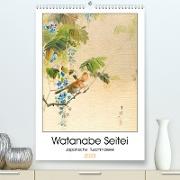 Watanabe Seitei - Japanische Tuschmalerei (Premium, hochwertiger DIN A2 Wandkalender 2023, Kunstdruck in Hochglanz)