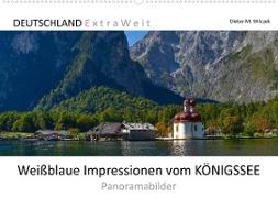 Weißblaue Impressionen vom KÖNIGSSEE Panoramabilder (Wandkalender 2023 DIN A2 quer)