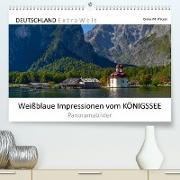 Weißblaue Impressionen vom KÖNIGSSEE Panoramabilder (Premium, hochwertiger DIN A2 Wandkalender 2023, Kunstdruck in Hochglanz)