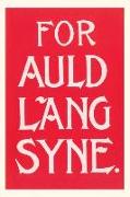 Vintage Journal For Auld Lang Syne