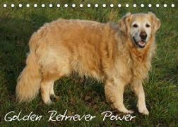 Golden Retriever Power (Tischkalender 2023 DIN A5 quer)
