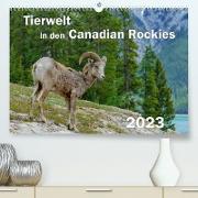 Tierwelt in den Canadian Rockies (Premium, hochwertiger DIN A2 Wandkalender 2023, Kunstdruck in Hochglanz)
