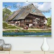 Der Schwarzwald zur Kaiserzeit - Fotos neu restauriert (Premium, hochwertiger DIN A2 Wandkalender 2023, Kunstdruck in Hochglanz)