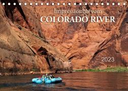 Impressionen vom Colorado River (Tischkalender 2023 DIN A5 quer)