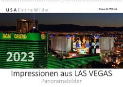 Impressionen aus LAS VEGAS Panoramabilder (Wandkalender 2023 DIN A2 quer)