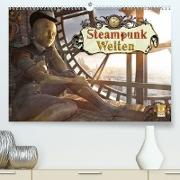 Steampunk Welten (Premium, hochwertiger DIN A2 Wandkalender 2023, Kunstdruck in Hochglanz)