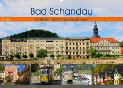 Bad Schandau ¿ Im Herzen der Sächsischen Schweiz (Wandkalender 2023 DIN A2 quer)