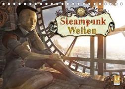 Steampunk Welten (Tischkalender 2023 DIN A5 quer)