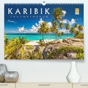 Karibik - Traumstrände (Premium, hochwertiger DIN A2 Wandkalender 2023, Kunstdruck in Hochglanz)
