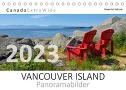 VANCOUVER ISLAND Panoramabilder (Tischkalender 2023 DIN A5 quer)