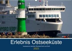 Erlebnis Ostseeküste - zwischen Wismarer Bucht und Darß (Wandkalender 2023 DIN A2 quer)