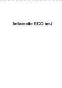 indexseite ECO test (Wandkalender 2023 DIN A2 hoch)