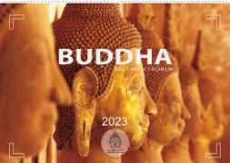 BUDDHA - Ein sanftes Lächeln (Wandkalender 2023 DIN A2 quer)