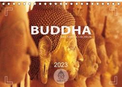 BUDDHA - Ein sanftes Lächeln (Tischkalender 2023 DIN A5 quer)
