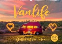 Vanlife - Glücklich auf vier Rädern (Wandkalender 2023 DIN A2 quer)