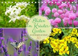 Blüten im Kräuter-Garten (Tischkalender 2023 DIN A5 quer)