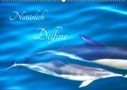 Natürlich Delfine (Wandkalender 2023 DIN A2 quer)