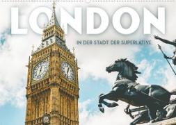 London - In der Stadt der Superlative. (Wandkalender 2023 DIN A2 quer)