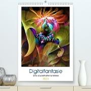 Digitalfantasie (Premium, hochwertiger DIN A2 Wandkalender 2023, Kunstdruck in Hochglanz)