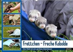 Frettchen - Freche Kobolde (Wandkalender 2023 DIN A2 quer)