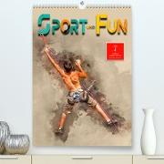Sport und Fun (Premium, hochwertiger DIN A2 Wandkalender 2023, Kunstdruck in Hochglanz)
