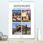 Burghausen, eine historische Stadt im Fokus (Premium, hochwertiger DIN A2 Wandkalender 2023, Kunstdruck in Hochglanz)