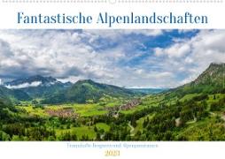 Fantastische Alpenlandschaften (Wandkalender 2023 DIN A2 quer)