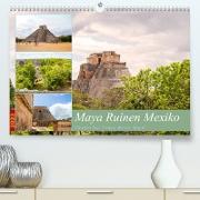 Maya Ruinen Mexiko (Premium, hochwertiger DIN A2 Wandkalender 2023, Kunstdruck in Hochglanz)